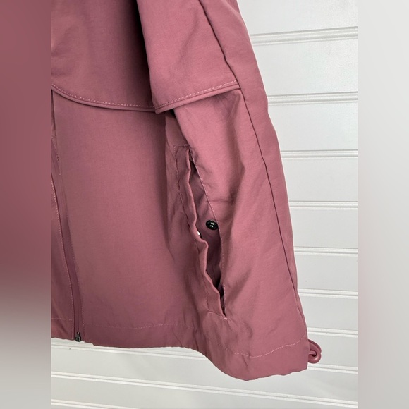 Traj3tory dusty mauve windbreaker jacket. Size Large. - Picture 4 of 7